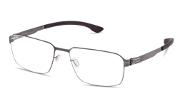 Shop ic! berlin MB 13 Square Eyeglasses in Matte Gunmetal online.