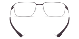 Shop ic! berlin MB 13 Square Eyeglasses in Matte Gunmetal online.