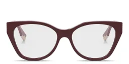 Shop FENDI Fendi Way Cat-Eye Eyeglasses in Red online.