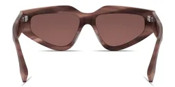 Shop FENDI Roma Cat-Eye Sunglasses in Rose online.