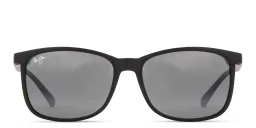 تسوق Hulili Rectangle Sunglasses ماوي جيم بلون Shiny Black أونلاين.