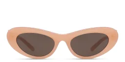 Shop LOEWE Slim Cat-Eye Sunglasses in Pink online.