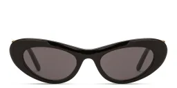Shop LOEWE Slim Cat-Eye Sunglasses in Black online.