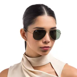 Shop Ray-Ban Pilot Classic Sunglasses in Gold online.