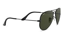Shop Ray-Ban Pilot Classic Sunglasses in Black online.