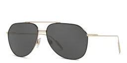 Shop Dolce & Gabbana Wide Aviator Sunglasses in Black online.