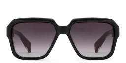 Shop JACQUES MARIE MAGE Alfred Unisex Square Sunglasses - Limited Production of 300 Pieces in Black online.