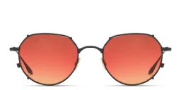 Shop JACQUES MARIE MAGE Hartana Unisex Panthos Sunglasses in Black online.