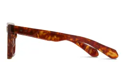 Shop JACQUES MARIE MAGE Lucknow Unisex Square Sunglasses in Havana online.