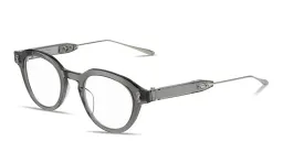 Shop AKONI Wise Three Unisex Panthos Eyeglasses in Crystal Grey online.