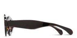Shop ALAIA Petal Studs Panthos Sunglasses in Havana online.