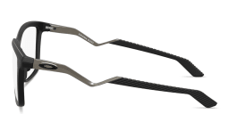 Shop Oakley Enigma Mass Unisex Square Eyeglasses in Black online.