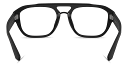 تسوق نظارات طبية واسعة طراز أفياتور بشعار دي چي دولتشي آند غابانا بلون أسود أونلاين.