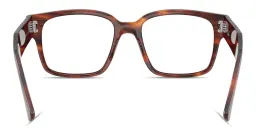 Shop Ray-Ban Laurene Optics Unisex Square Eyeglasses in Havana online.