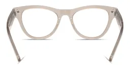 Shop Ray-Ban Skyler Optics Cat-Eye Eyeglasses in Transparent light brown online.