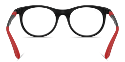 Shop Ray-Ban Junior Optics Kids Panthos Eyeglasses in Black online.