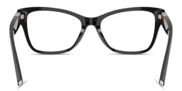 Shop TIFFANY T Motif Cat-Eye Eyeglasses in Black online.