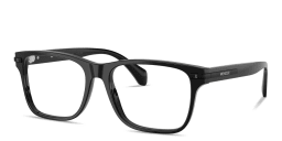 Shop Moncler Logo Signature Unisex Pillow Eyeglasses in Shiny Black online.