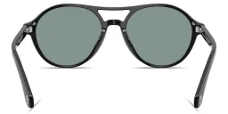 Shop GIORGIO ARMANI Round Sunglasses in Black online.