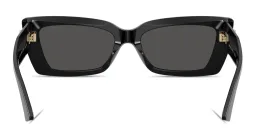 Shop JIMMY CHOO JC Motif Cat-Eye Sunglasses in Black online.