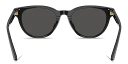 Shop JIMMY CHOO Logo Signature Panthos Sunglasses in Black online.