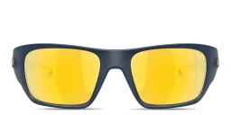 Shop Oakley Masseter Rectangle Sunglasses in Matte Blue online.