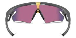Shop Oakley Sphaera™ Slash Unisex Half-Rim Rectangle Sunglasses in Black online.
