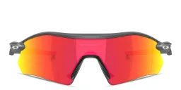 Shop Oakley Radar® Plate Unisex Half-Rim Rectangle Sunglasses in Black online.