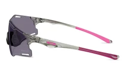 Shop Oakley Cybr Zero Unisex Rimless Rectangle Sunglasses in Grey online.