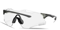 Shop Oakley Cybr Zero Unisex Rimless Rectangle Sunglasses in Grey online.