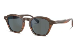 تسوق نظارات شمسية أيلز بإطار مربّع للجنسين أوليفر بيبلز بلون سيكامور أونلاين.