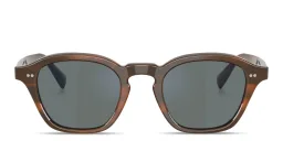Shop OLIVER PEOPLES Eyles Unisex Square Sunglasses in Sycamore online.