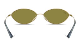Shop Ray-Ban Kai Unisex Oval Sunglasses in Pale Gold online.