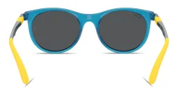 Shop Ray-Ban Junior Kids Panthos Sunglasses in Blue online.