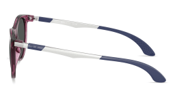 Shop Ray-Ban Junior Kids Panthos Sunglasses in Transparent Violet online.
