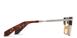 Shop JACQUES MARIE MAGE Alin Unisex Square Eyeglasses in Tortoise online.