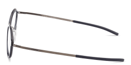 Shop ic! berlin Toki Unisex Round Eyeglasses in Blue online.
