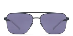 Shop MYKITA Bernie Unisex Aviator Sunglasses in Navy & Black online.