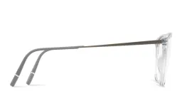 Shop Silhouette Illusion Lite Unisex Square Eyeglasses in Clear online.