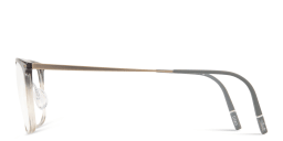 Shop Silhouette Illusion Lite Square Eyeglasses in Transparent Grey online.