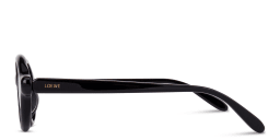 Shop LOEWE Slim Round Sunglasses in Black online.