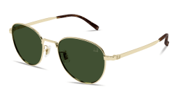 Shop Dunhill Signature Harness Panthos Sunglasses in Gold online.