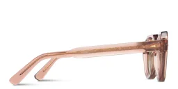 Shop AHLEM Grenelle Unisex Panthos Sunglasses in Transparent Rose online.