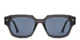 Shop AHLEM Rivoli Rectangle Sunglasses in Dark Light online.