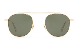 Shop AHLEM Belleville Unisex Panthos Sunglasses in champagne online.