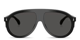 Shop Moncler Fhaite Unisex Pilot Sunglasses in Black online.