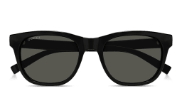 Shop GUCCI Web Square Sunglasses in Black online.