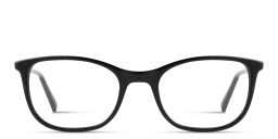 Shop EYE'M Logo Signature Cat-Eye Eyeglasses in Black online.