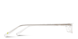 Shop EYE'M Logo Signature Unisex Rectangle Eyeglasses in Polished Clear online.