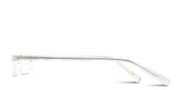 Shop EYE'M Logo Signature Unisex Rectangle Eyeglasses in Polished Clear online.
